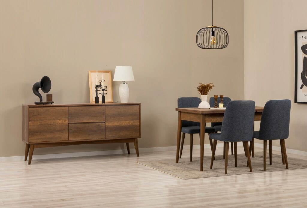 Hanah Home Trpezarijski set Vina 01 1005, Krem