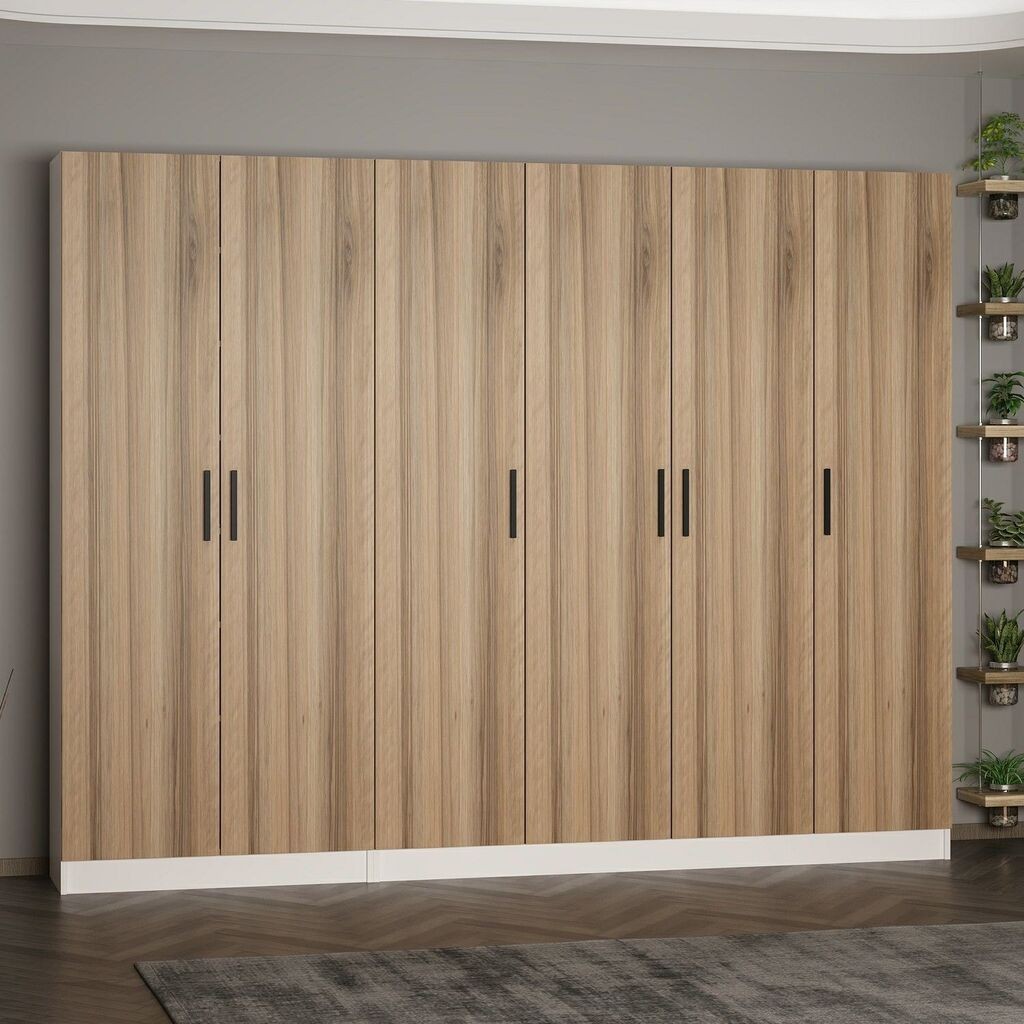 Hanah Home Ormar Noah-8224, 270x210x35 cm, Boje hrasta