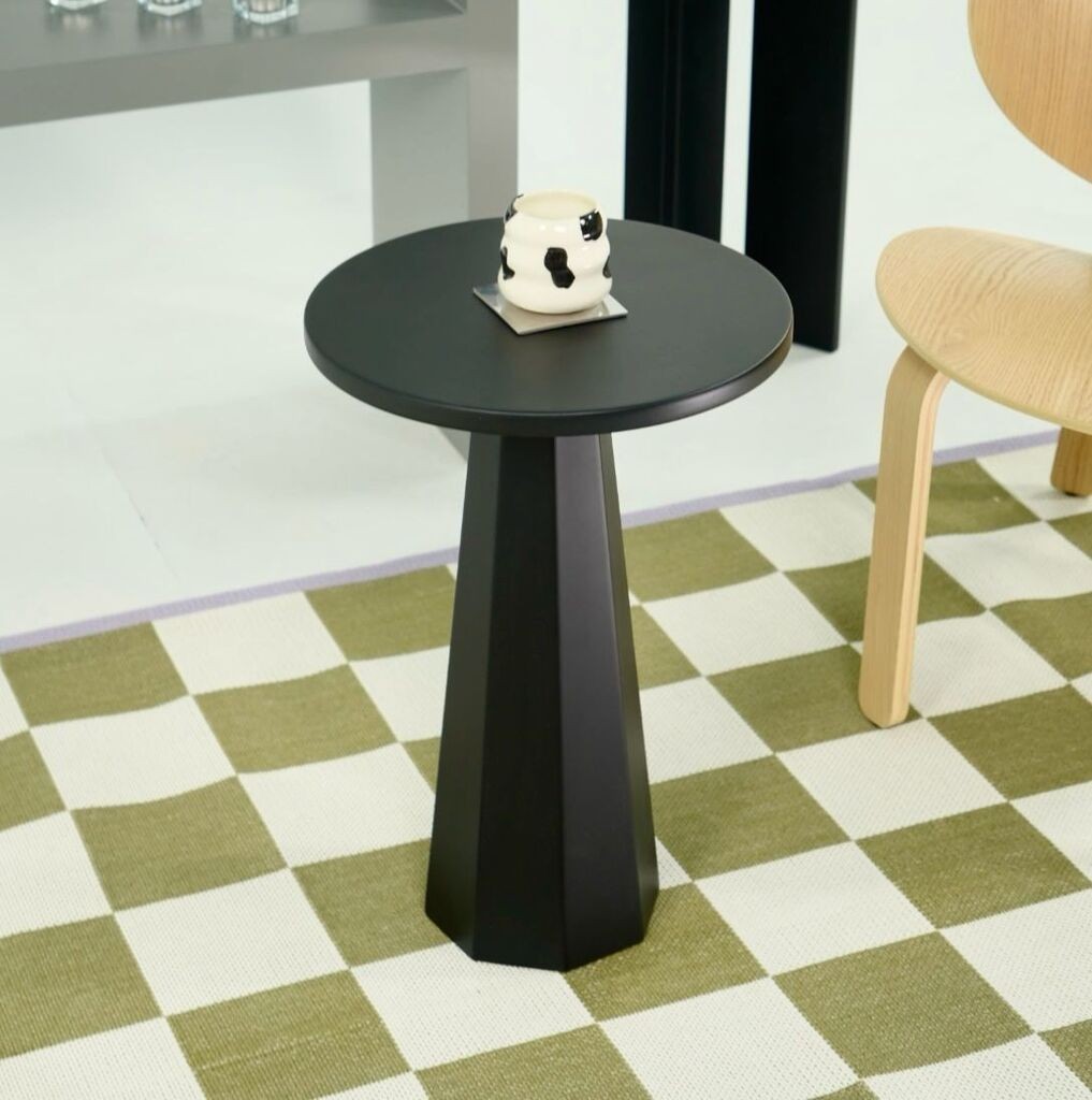 Hanah Home Pomoćni stolčić Lilyum 52, 35x52x35 cm, Crni