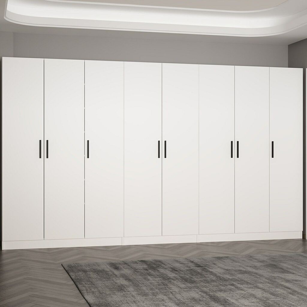 Hanah Home Ormar Noah-8207, 360x210x35 cm, Bijeli