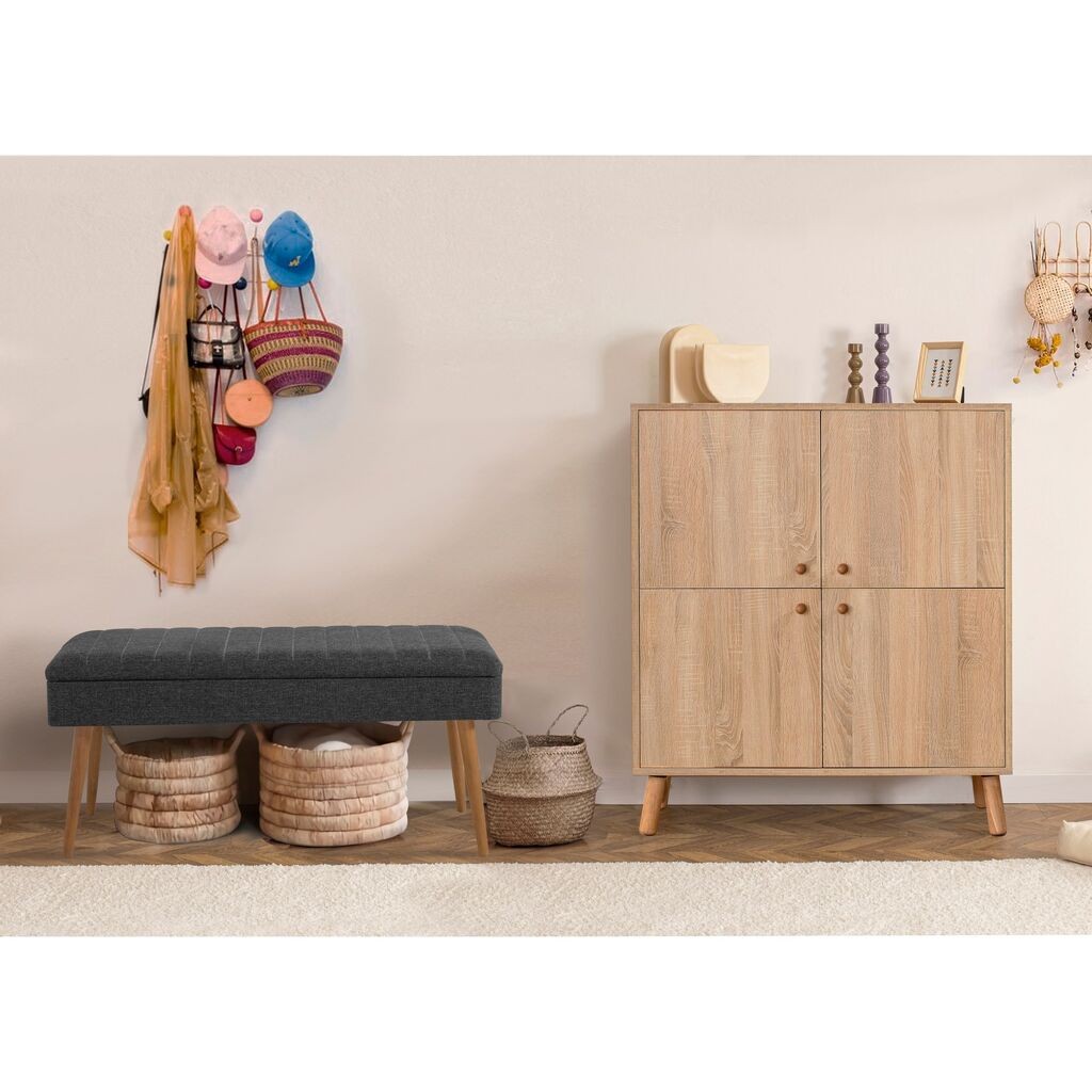 Hanah Home Set Namještaj za hodnik Multilux 200 1053, Antracit