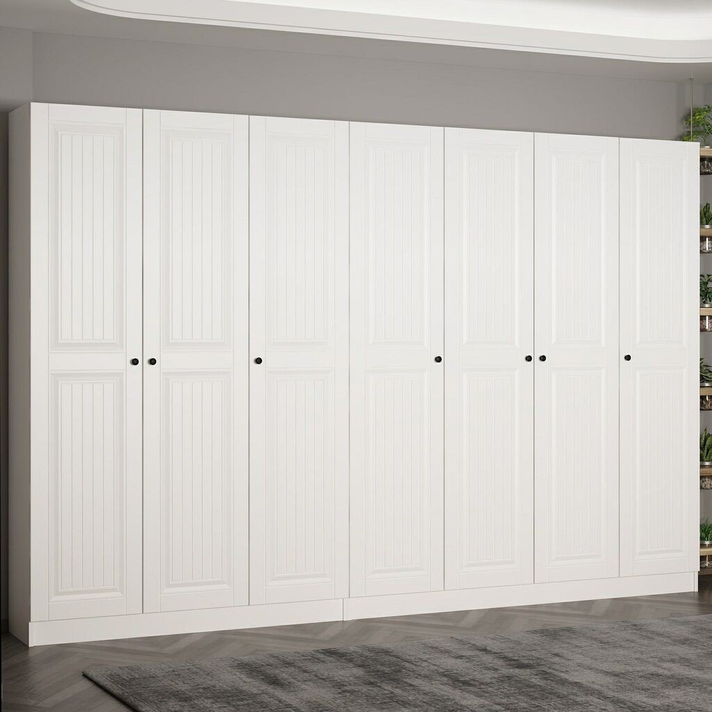 Hanah Home Ormar za hodnik Noah 8249, 315x210x35 cm, Bijela