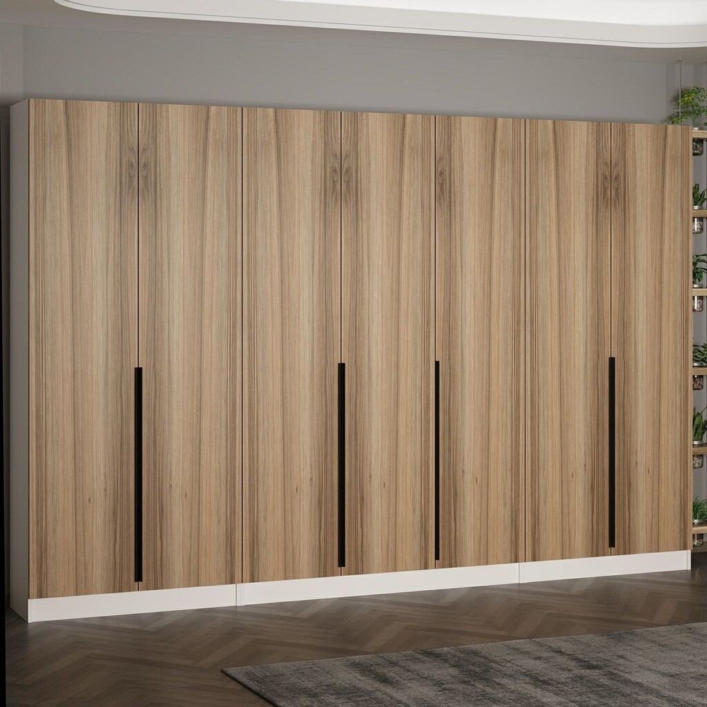 Hanah Home Ormar Noah-8281, 315x210x35 cm, Boje hrasta