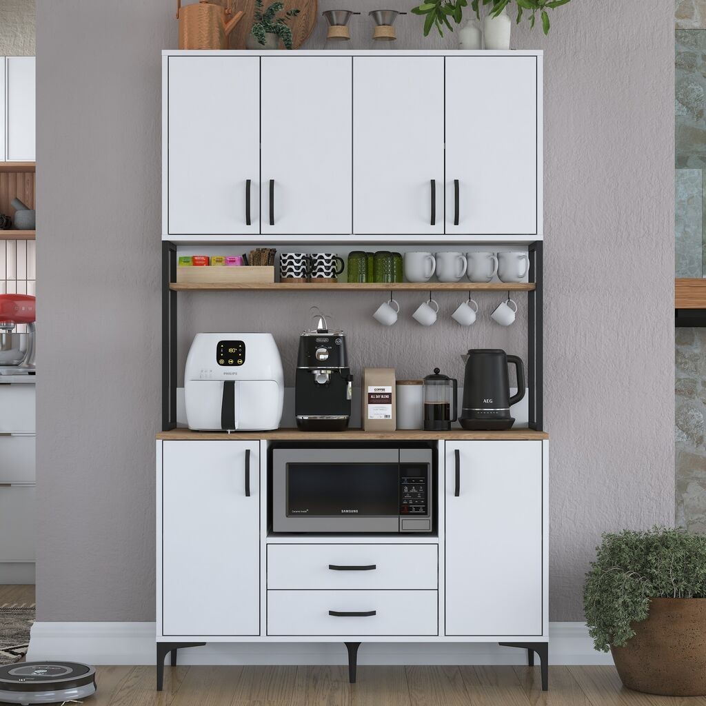 Hanah Home Komoda s ladicama JE169 3400, 120x198,6x40 cm, Bijela