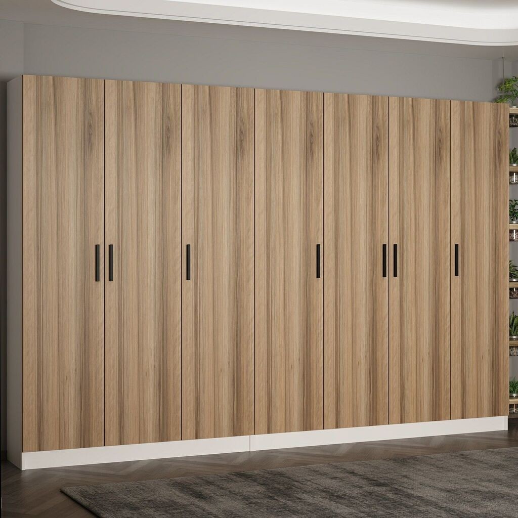 Hanah Home Ormar Noah-8227, 315x210x35 cm, Boje hrasta