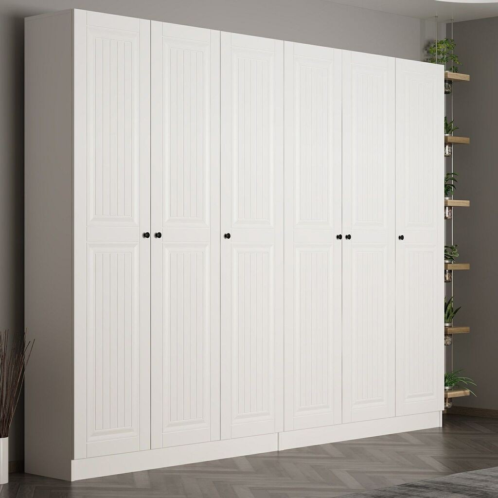 Hanah Home Ormar Noah-8247, 270x210x35 cm, Bijeli