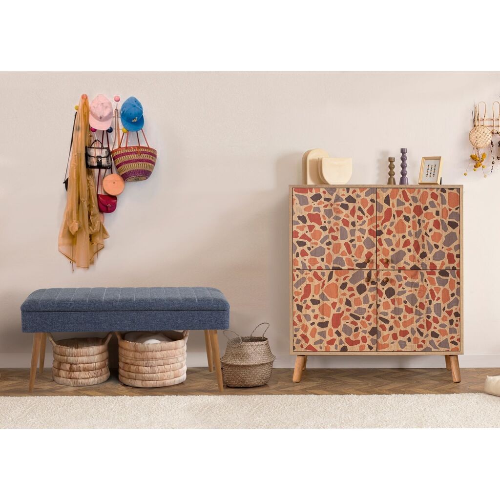 Hanah Home Set Namještaj za hodnik Multilux Pebble 1048, Plava