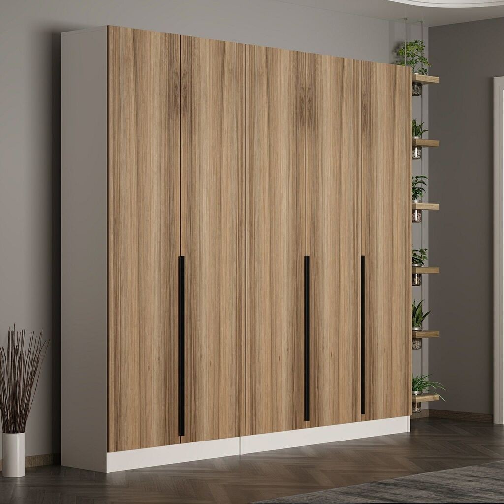 Hanah Home Ormar Noah-8278, 225x210x35 cm, Boja hrasta