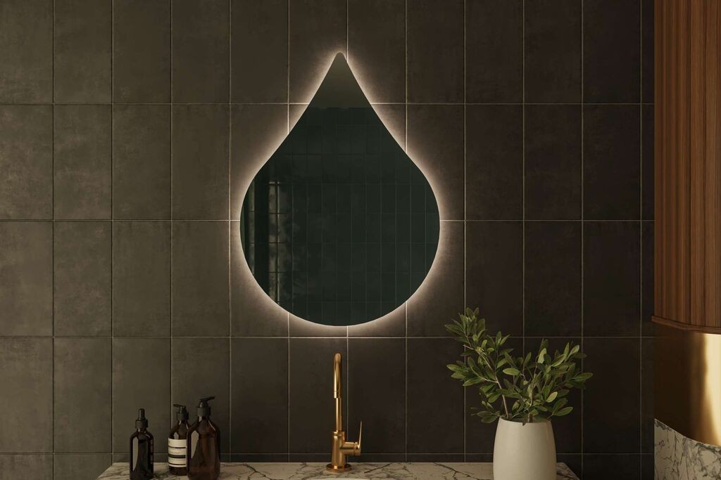 Hanah Home ogledalo Damla, bijelo