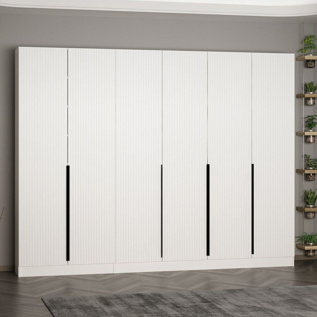 Hanah Home Ormar za hodnik Noah 8257, 270x210x35 cm, Bijela