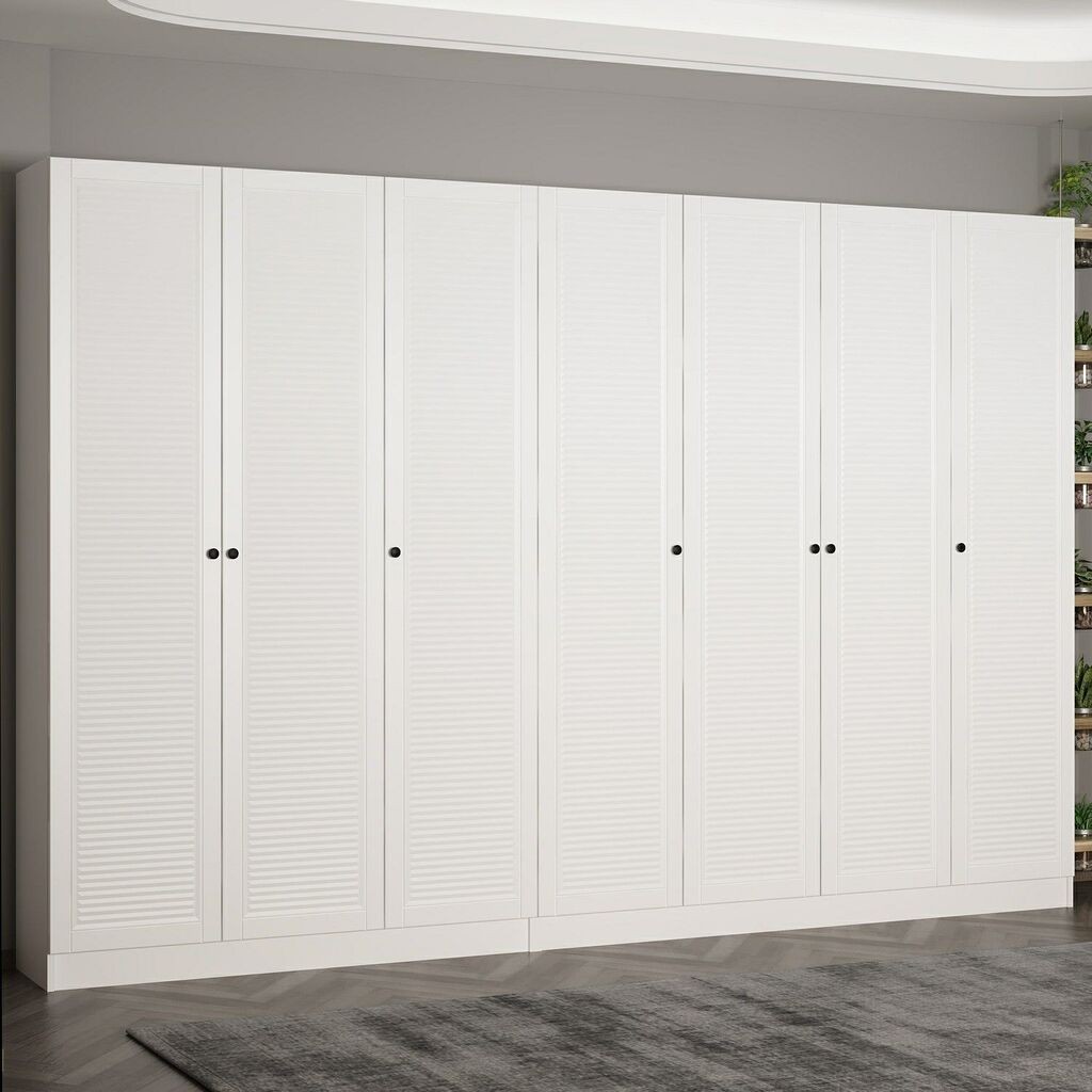 Hanah Home Ormar za hodnik Noah 8464, 315x210x35 cm, Bijela