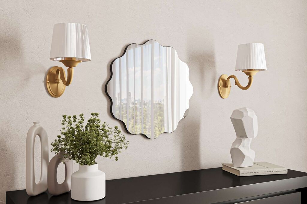 Hanah Home Mirror Beliya, crna