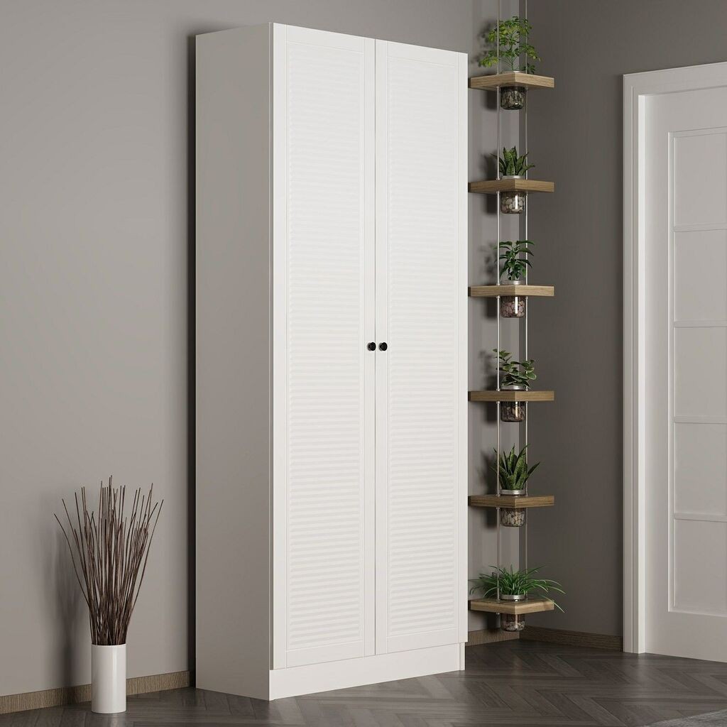 Hanah Home Ormar Noah-8457, 90x210x35 cm, Bijeli