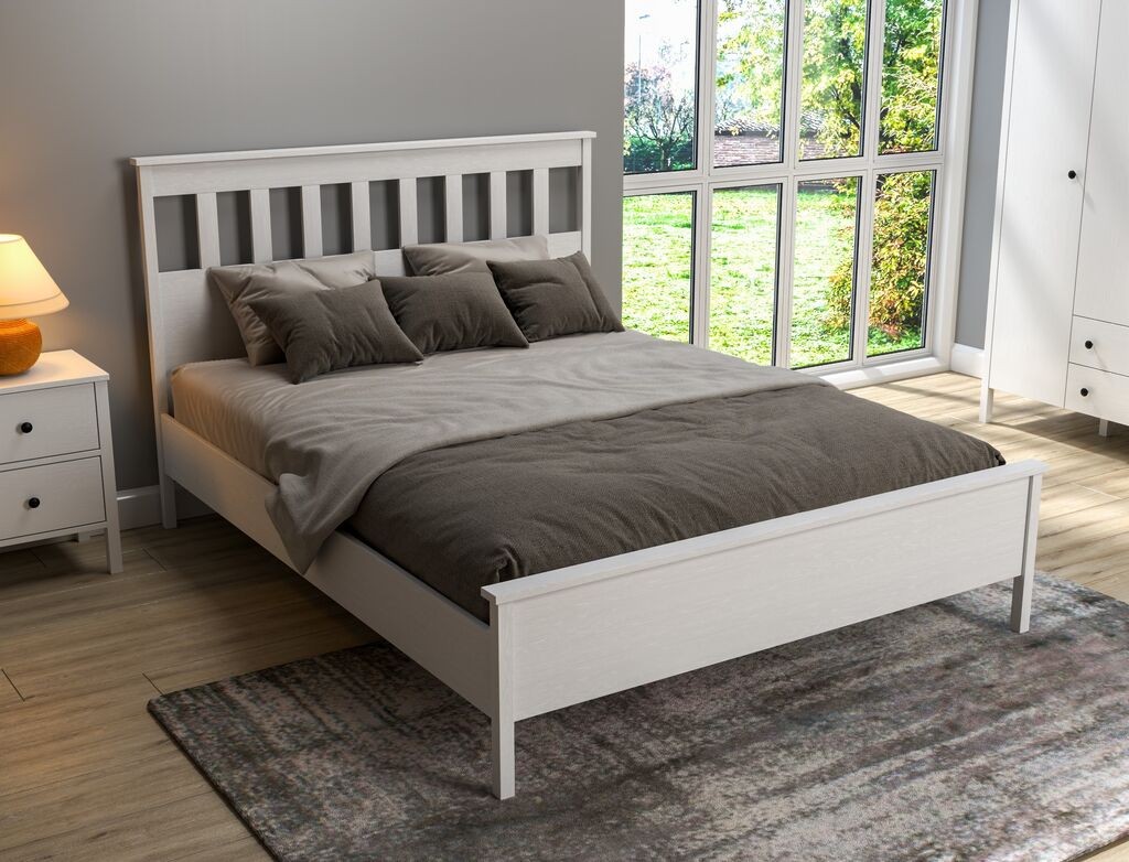 Hanah Home Francuski krevet FRN-20063, 205x95x168 cm, Bijeli