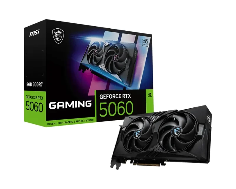 MSI Grafička kartica GeForce RTX 5060, Igranje, 8GB, 28bit, RTX 5060, 8G, Igranje OC