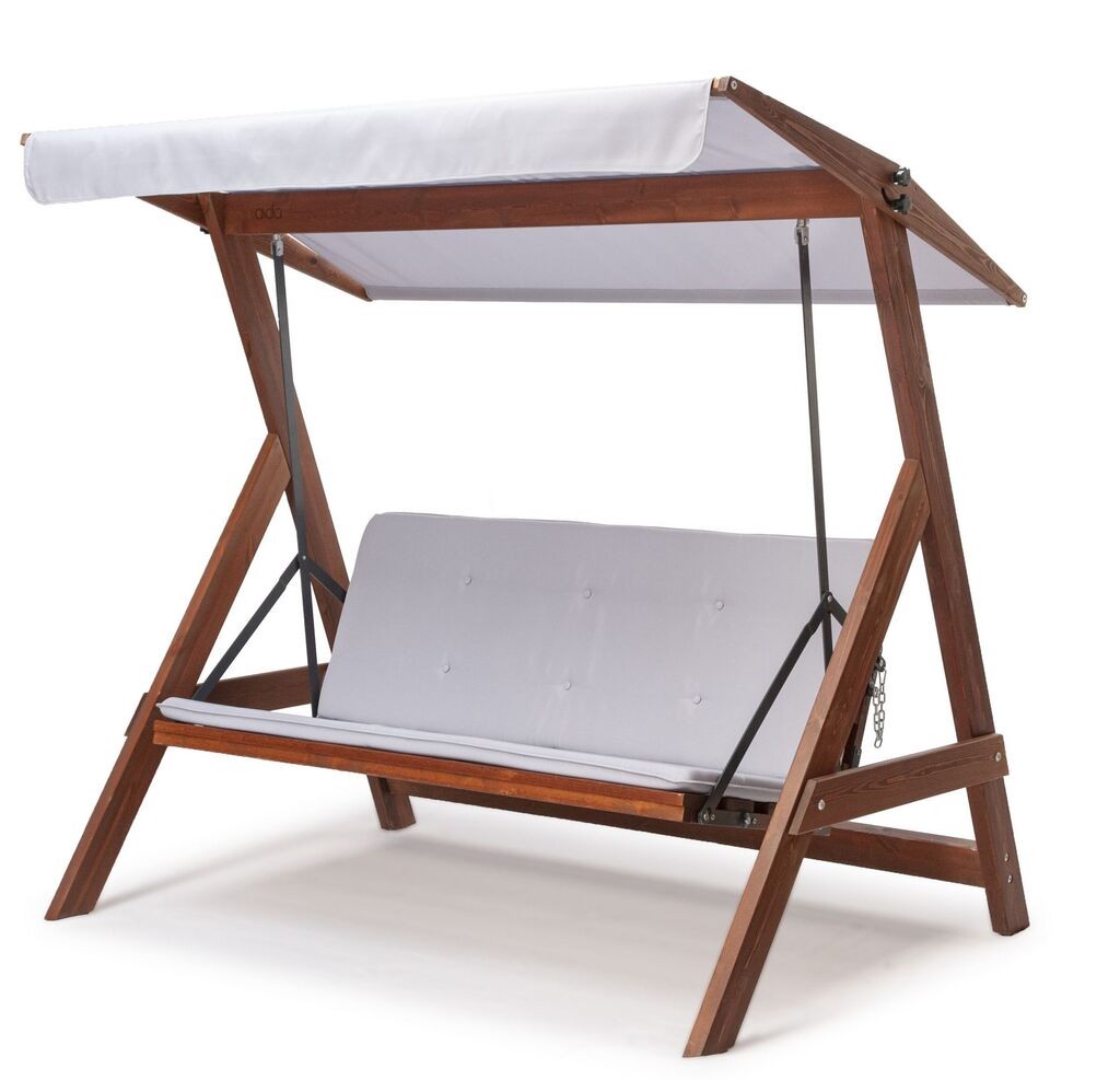 Hanah Home vrtna ljuljaška Roma 2001, 190x120x180 cm, Svijetlosiva