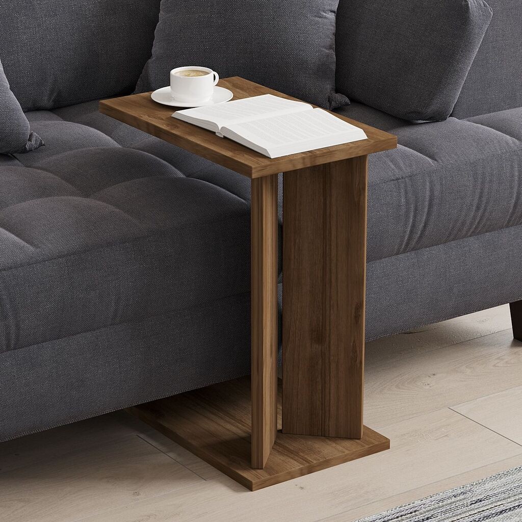 Hanah Home Pomoćni sto Lun, 25x48.6x50 cm, Boje oraha