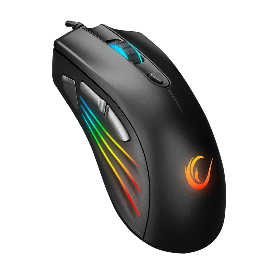Rampage Miš gaming SMX-R33 LIMBO , macro,6400dpi, RGB LED, Crni