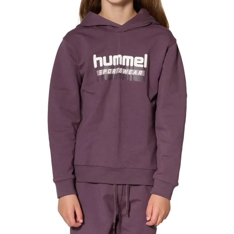 HUMMEL Girls' Hoodie, ljubičasta