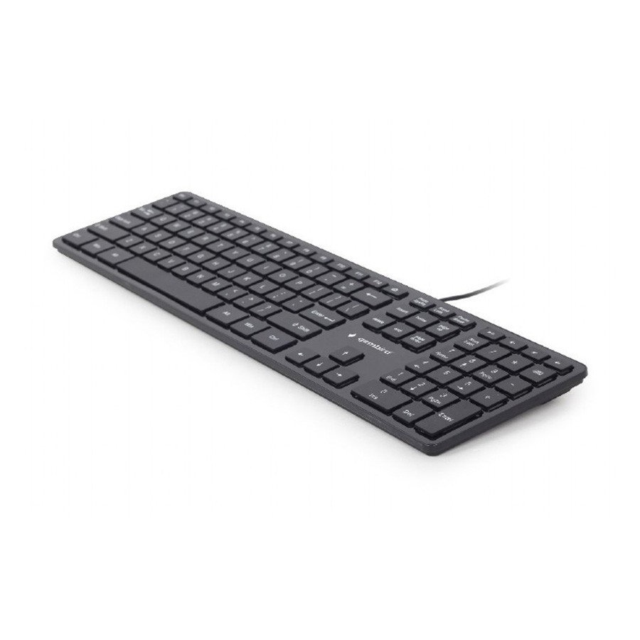 Gembird Tastatura KB-MCH-02 USB, USA layout, Crna