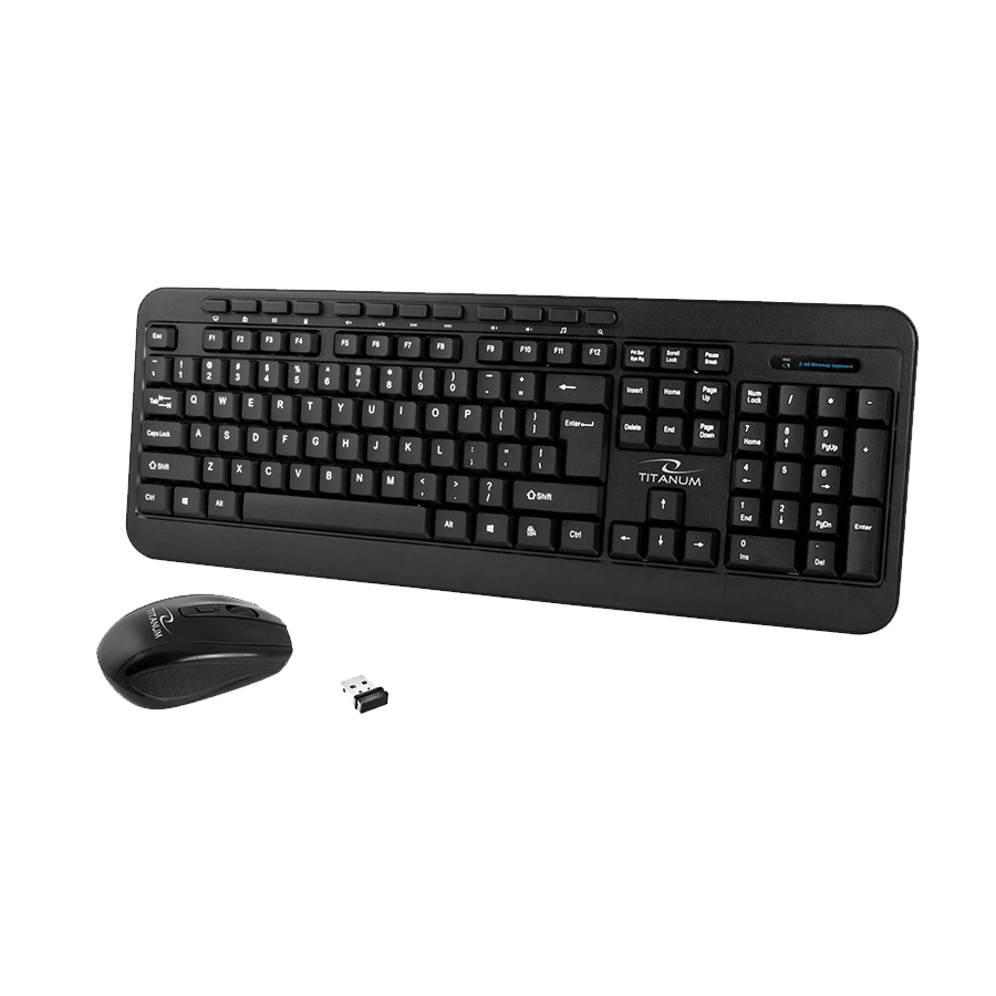 Titanum Tastatura i miš, Crna