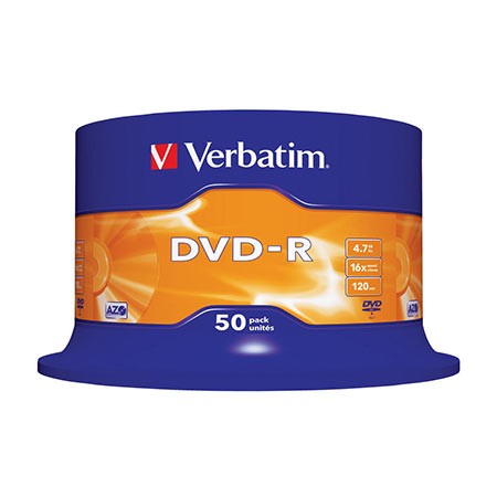 Verbatim DVD-R 4,7 GB,16X, spindle 50 komada