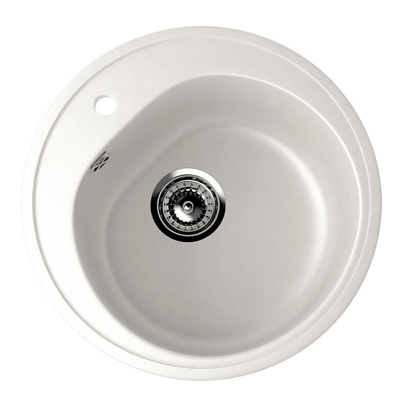 Valterra Granitna sudopera V101, 500 mm, Bijela