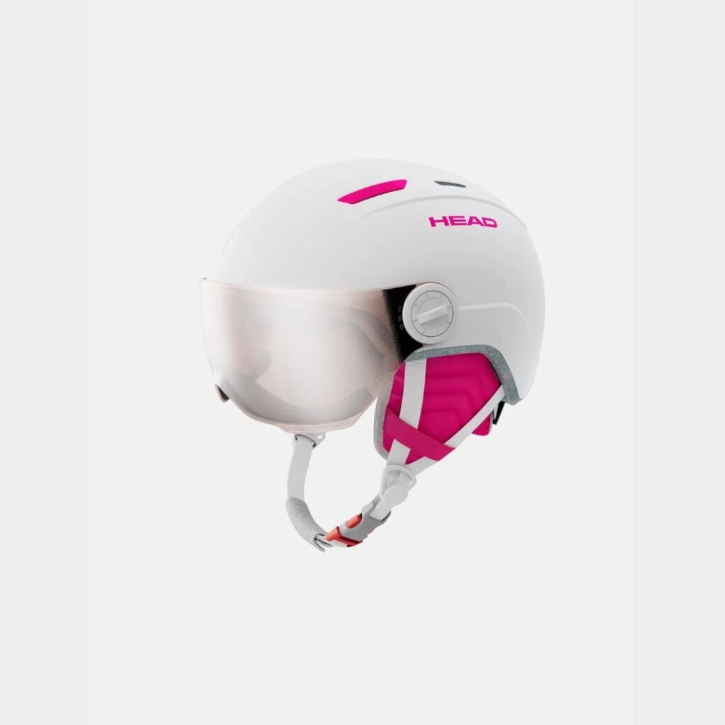 Head Kaciga Maja Visor White, Bijelo-roze