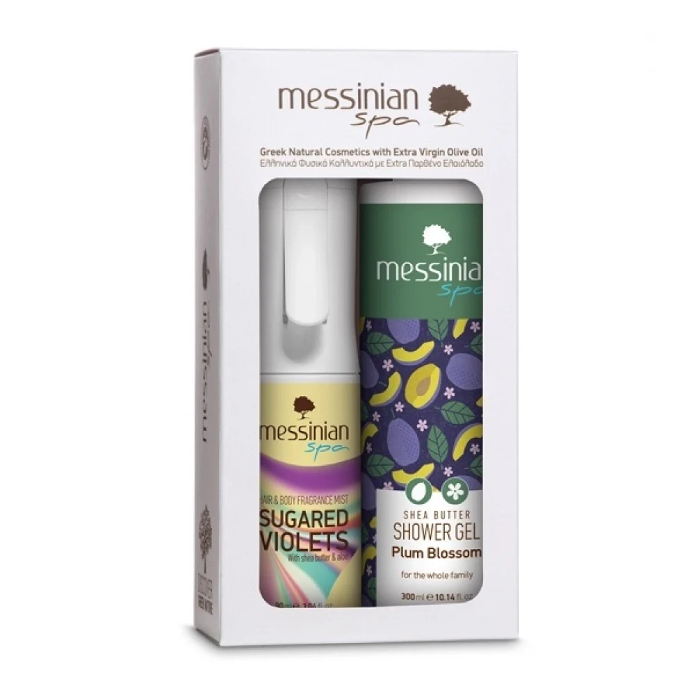 Messinian Poklon set Sugared Violets Plum Blossom