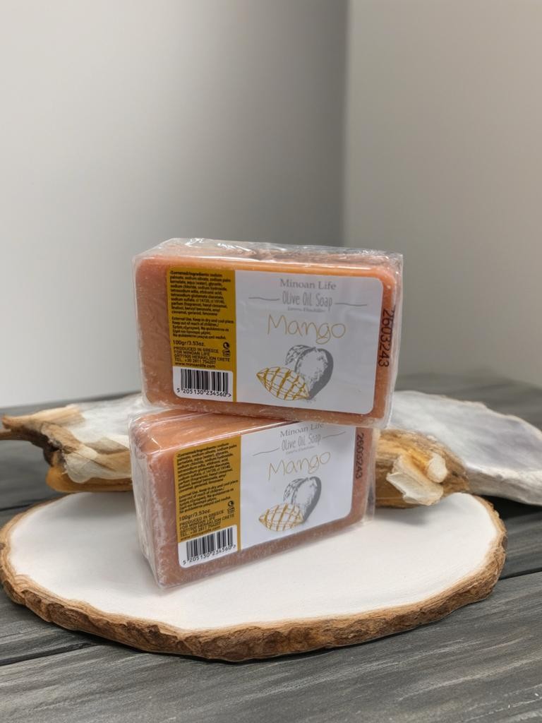 Minoan Life Sapun, Olive Oil Mango Art, 100gr