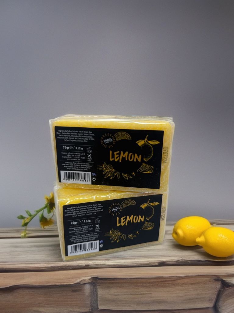 Minoan Life Minoan Life Sapun, Olive Oil Lemon, 90gr