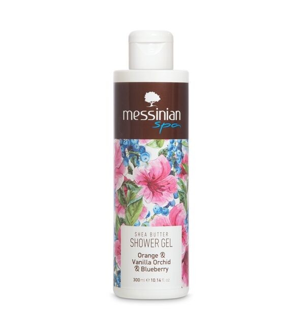 Messinian Gel za tuširanje Orange & Vanilla Orchid & Blueberry, 300ml