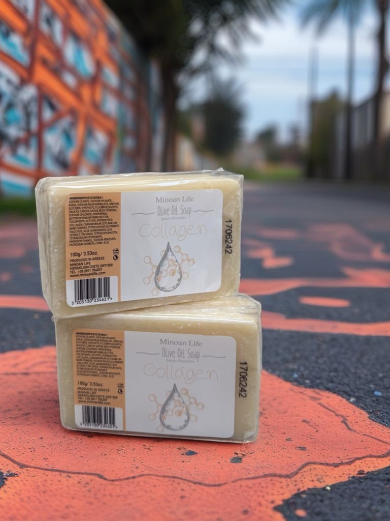 Minoan Life Sapun Olive Oil Collagen Art, 100gr