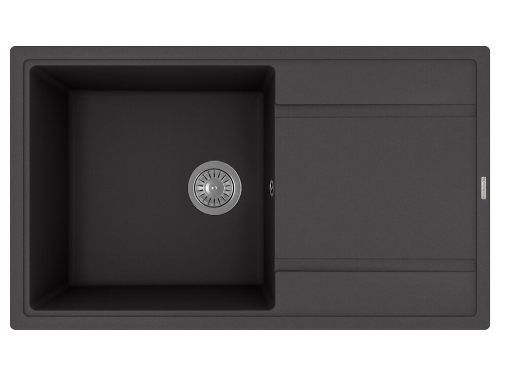 Florentina Granitna sudopera, 780 x 510 mm, Crna