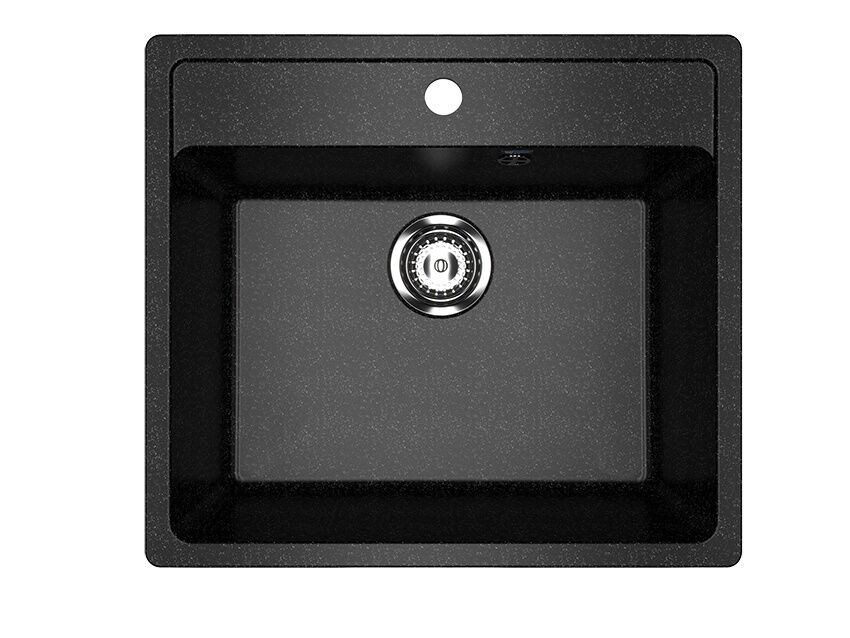 Valterra Granitna sudopera V104, 560 x 500 mm, Crna