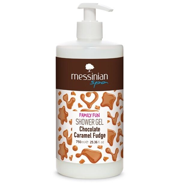 Messinian Gel za tuširanje Chocolate Caramel Fudge, 750ml