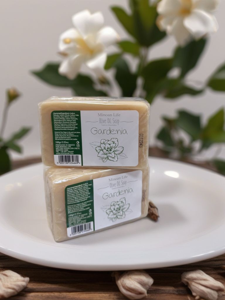 Minoan Life Sapun, Olive Oil Gardenia Art, 100gr