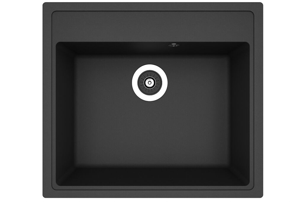 Valterra Granitna sudopera N570, 570 x 510 mm, Crna
