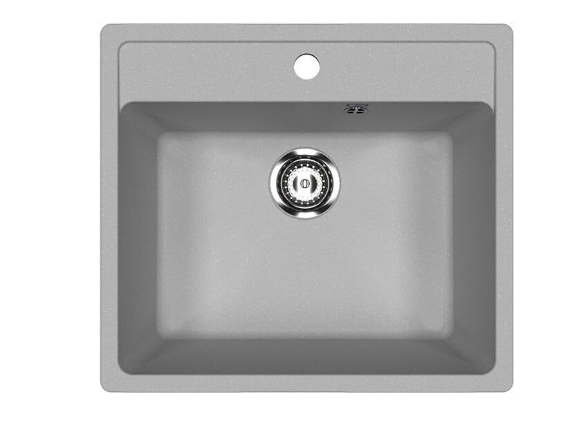 Valterra Granitna sudopera V104, 560 x 500 mm, Siva