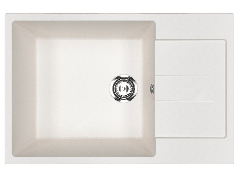 Valterra Granitna sudopera V602, 760 x 500 mm, Bijela