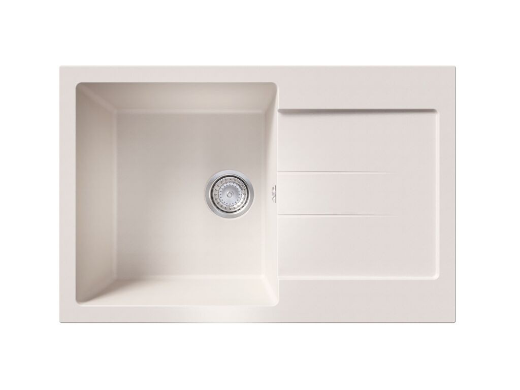 Valterra Granitna sudopera V507, 770 x 500 mm, Bijela