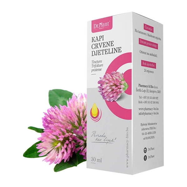 DR. PLANT Kapi crvene djeteline, 30ml