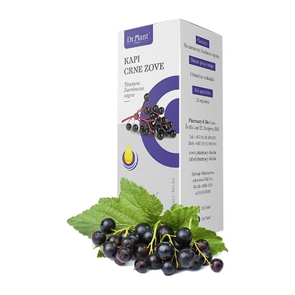 DR. PLANT Kapi od crne zove, 30ml