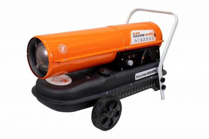 Ruris Dizelski top kalorifer Vulcano 5000, Narandžasto-Crni