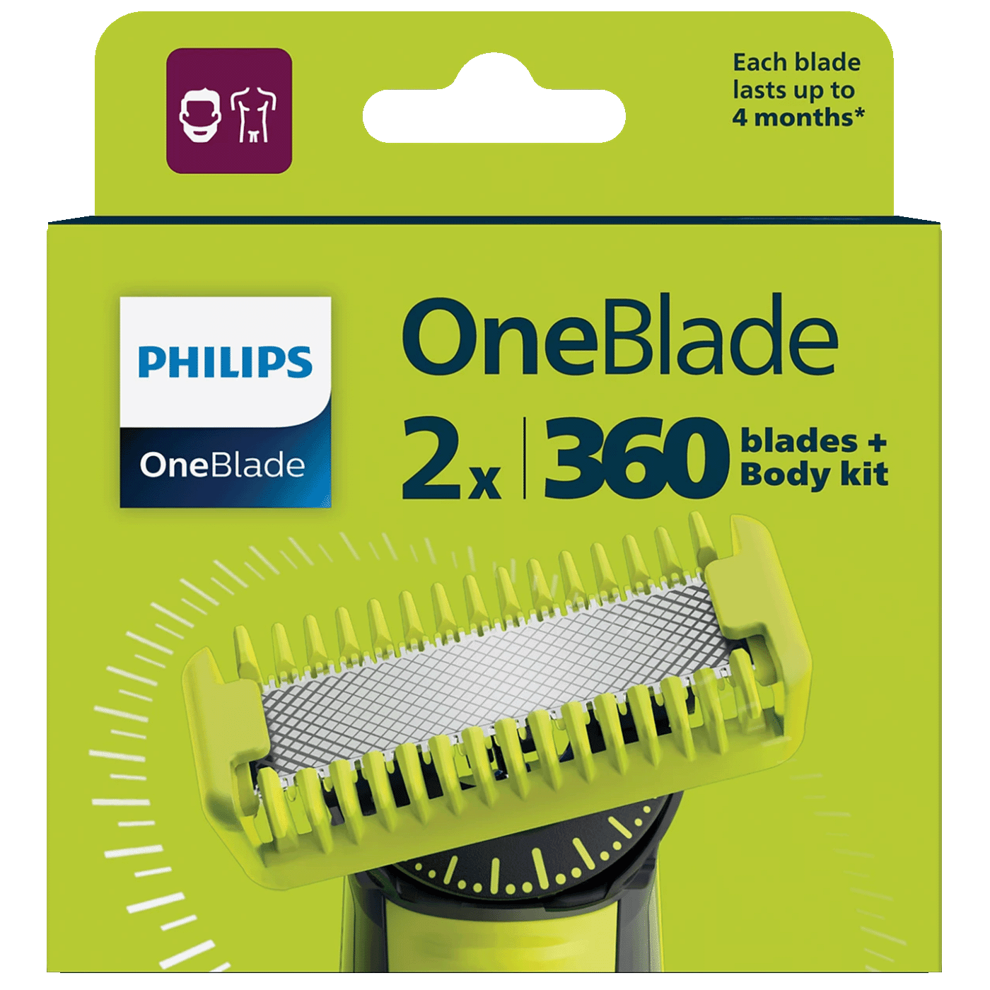 Philips Oštrice za aparat za brijanje OneBlade, 2 komada