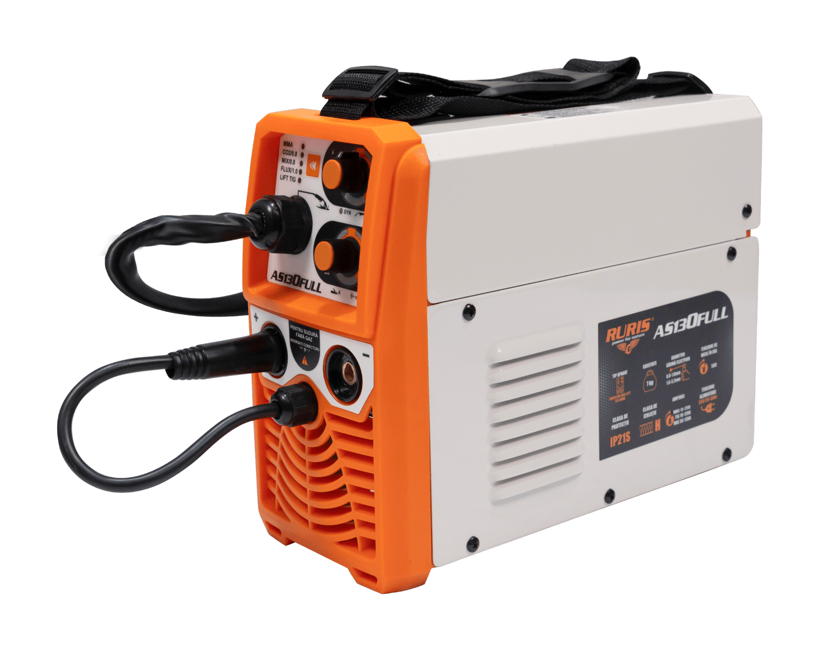 Ruris Aparat za varenje AS130FULL, Narandžasto-Beli