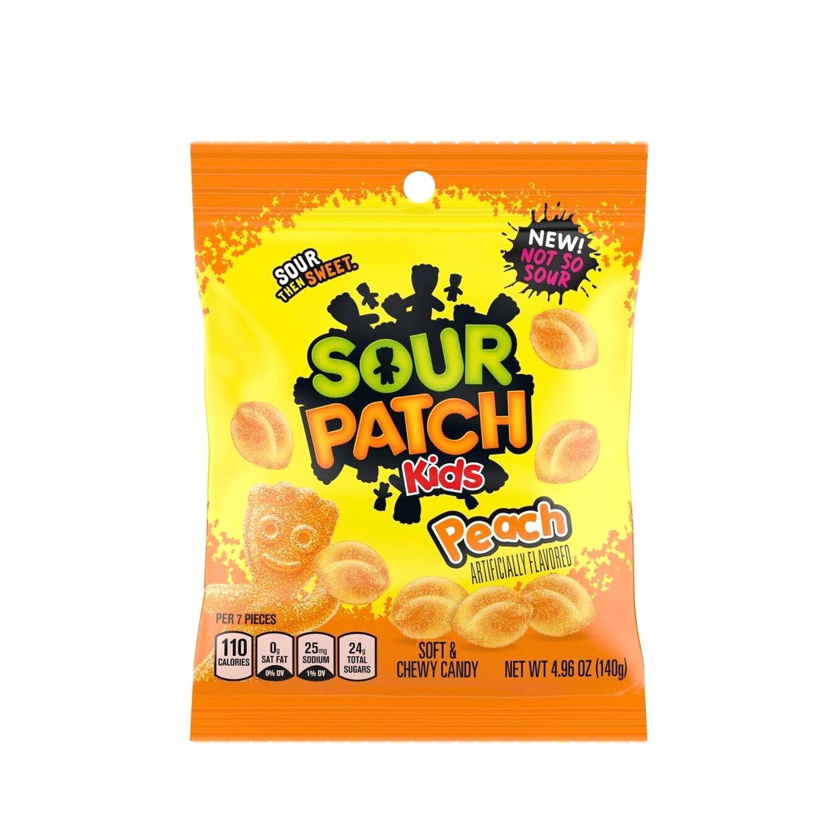 Kent Sour Patch bombone s okusom breskve, 80g