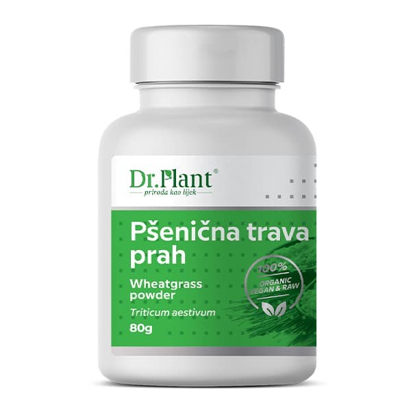 Dr. Plant Suplement, BIO Pšenična trava u prahu, 80g