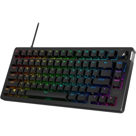 HyperX Gaming mehanička tastatura Alloy Rise 75, HX Red tasteri, Crna