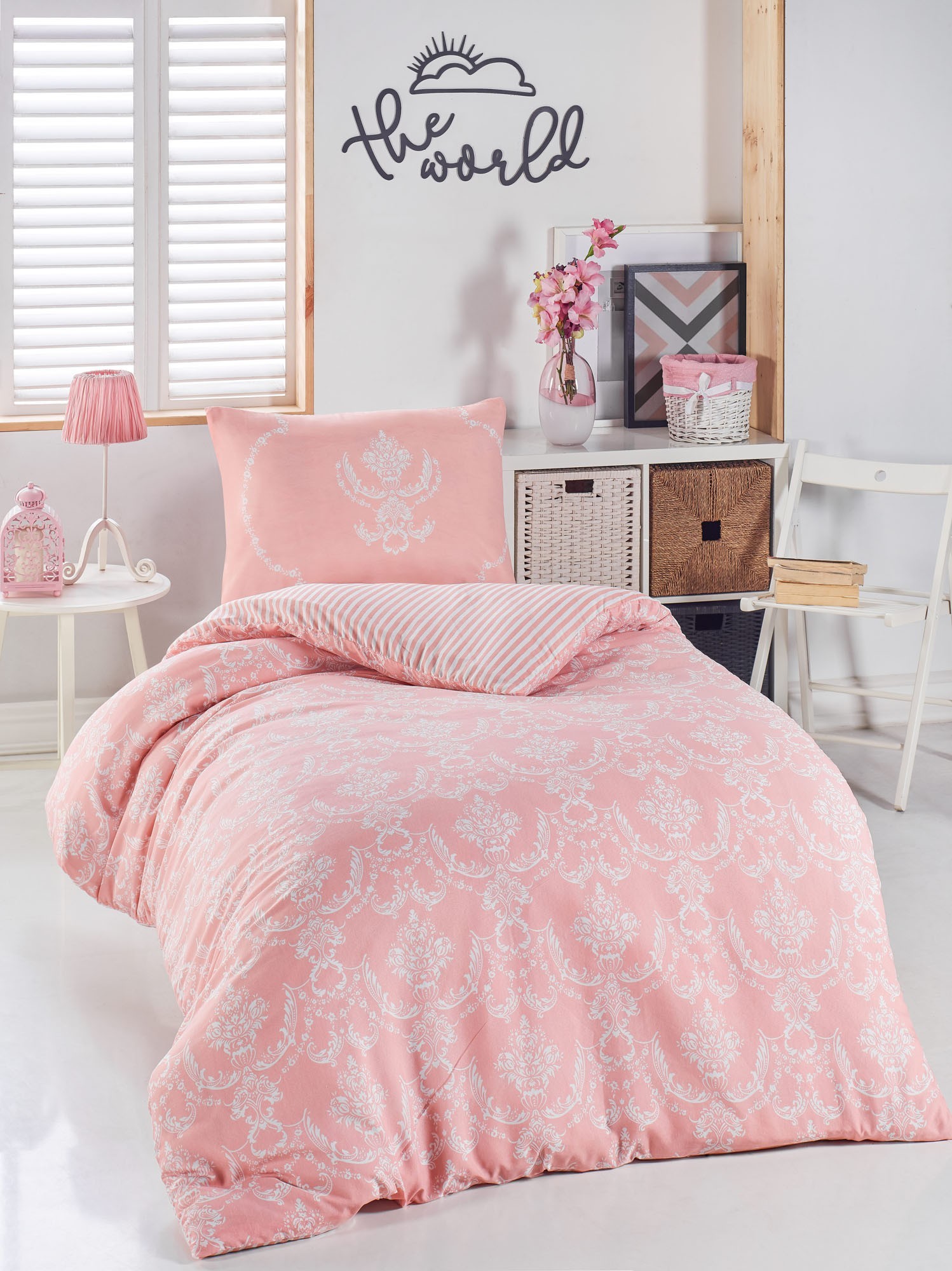 L'essentiel Maison Set pojedinačnih posteljina Pure, 140x200cm, roza